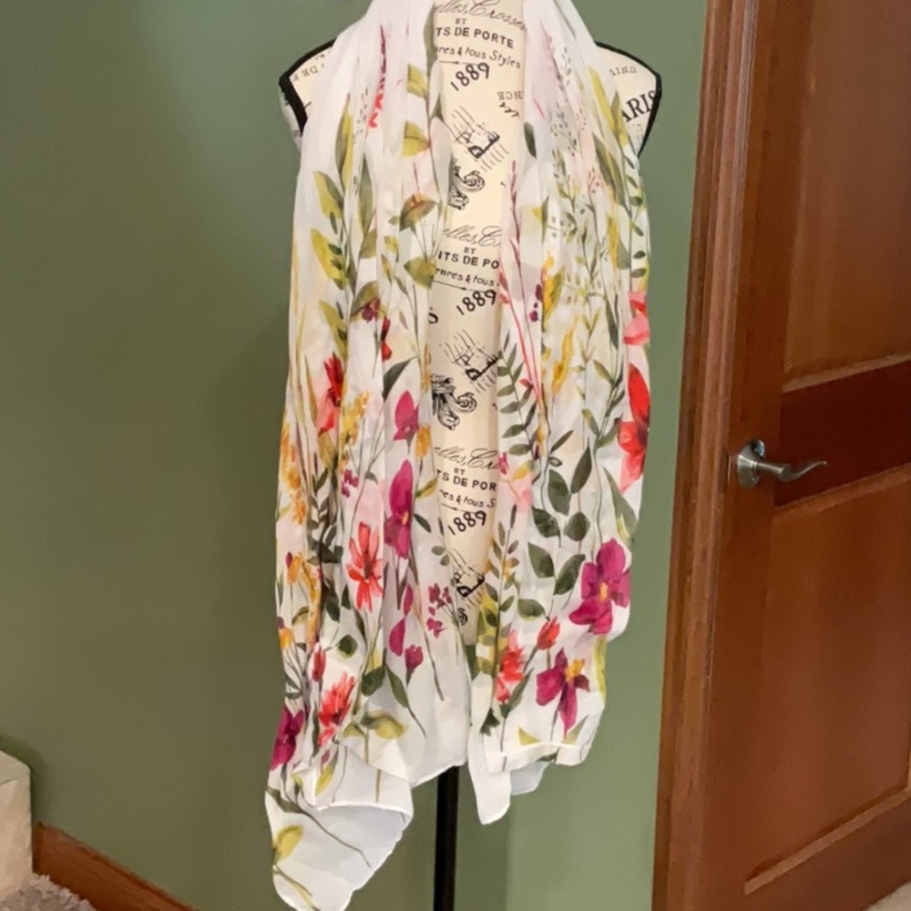 Floral Print Scarf